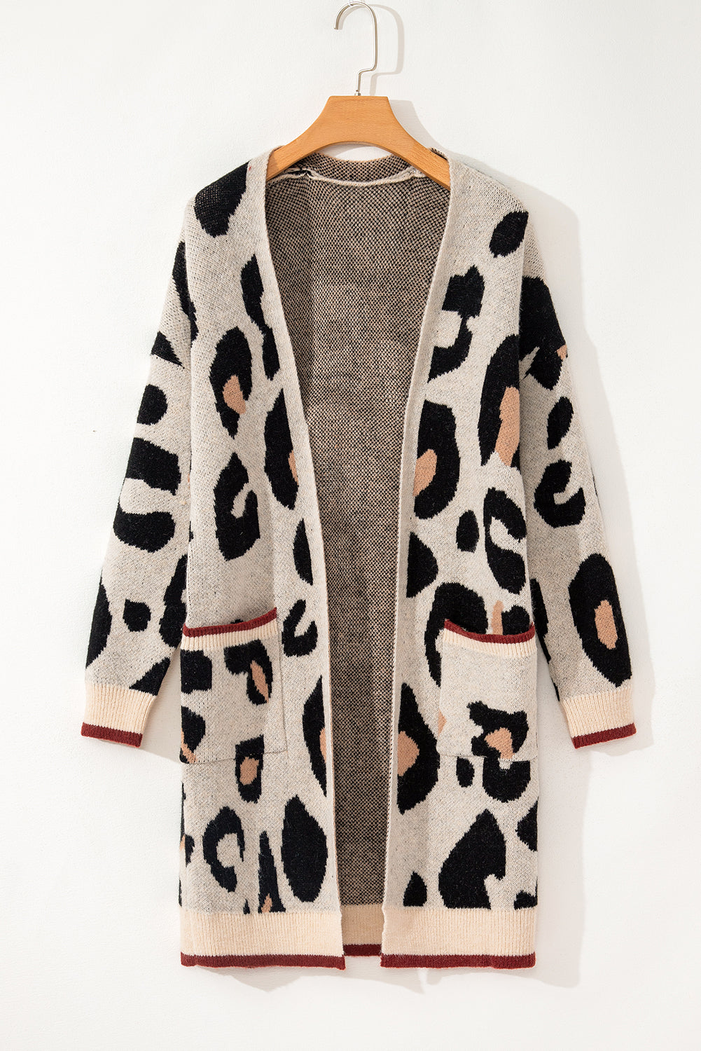 Leopard Print Midi Cardigan