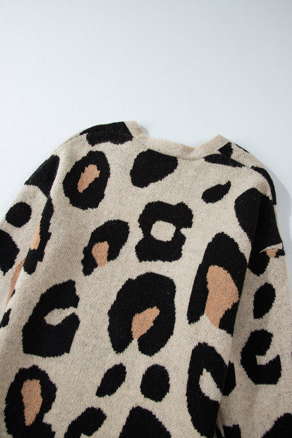 Leopard Print Midi Cardigan