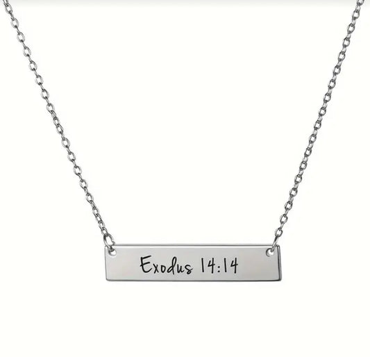 Exodus 14:14 Necklace