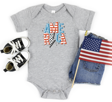 Retro America Onesie/Toddler Tee