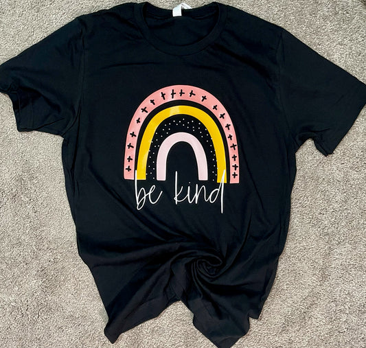 Be Kind Rainbow Graphic Tee