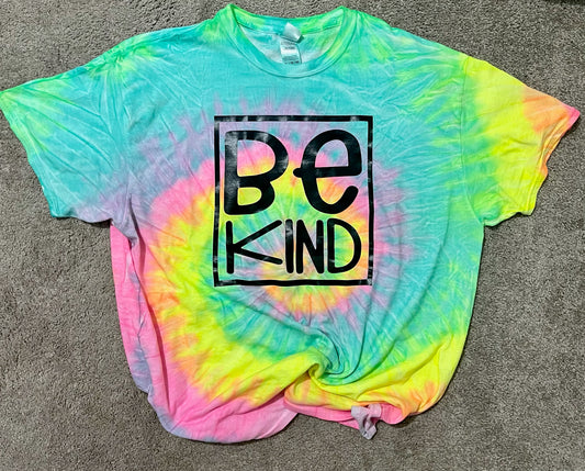 Be Kind Tie Dye Graphic Tee