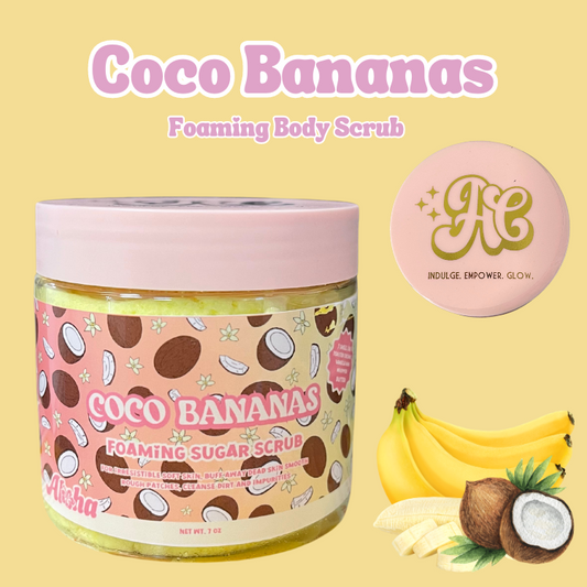 Aloha Foaming Sugar Scrub - Coco Bananas