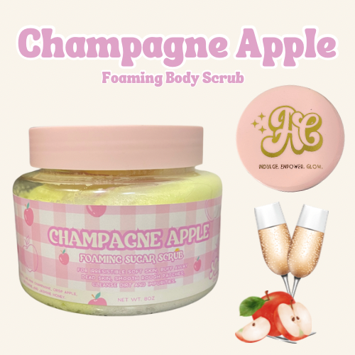 Aloha Foaming Sugar Scrub - Champagne Apple