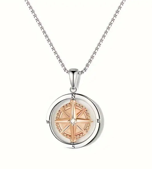 Dream Direction Compass Necklace