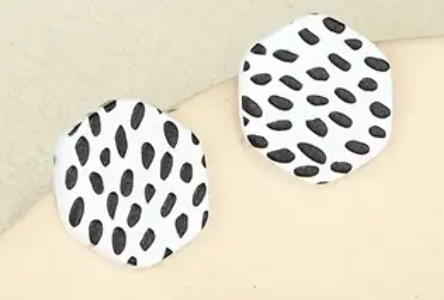 Dalmatian Dot Studs