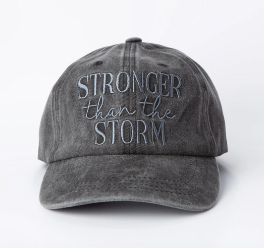 Stronger Than The Storm Baseball Cap