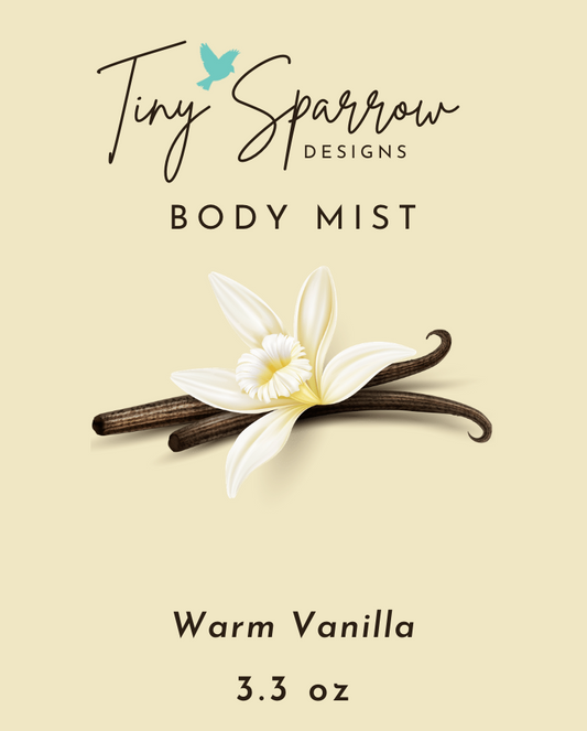 TSD Warm Vanilla Body Mist 3.3oz