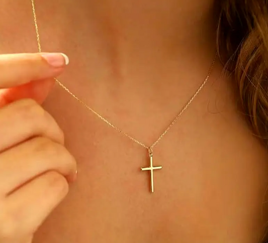 Gold Cross Necklace